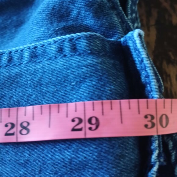 Vintage Jones New York Denim Button Down Prairie Skirt Women's Size 14 - Picture 7 of 7